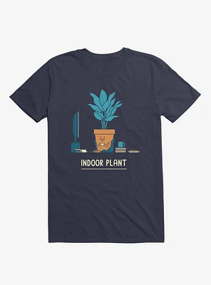 Indoor Comfy Plant Navy Blue T-Shirt