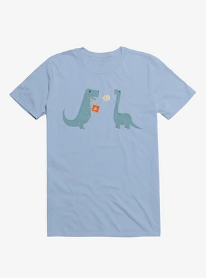 Meteor Jack The Box Dinosaurs Light Blue T-Shirt