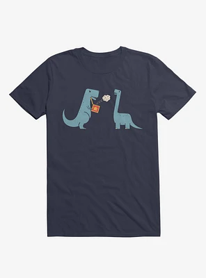 Meteor Jack The Box Dinosaurs Navy Blue T-Shirt