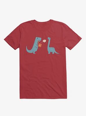 Meteor Jack The Box Dinosaurs Red T-Shirt