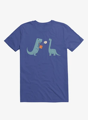 Meteor Jack The Box Dinosaurs Royal Blue T-Shirt