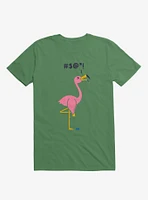 Ouch! Flamingo Irish Green T-Shirt