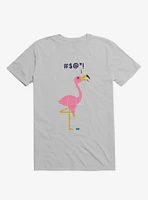 Ouch! Flamingo Ice Grey T-Shirt
