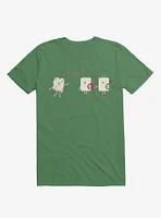 Turn Back Marshmallow Warning Irish Green T-Shirt