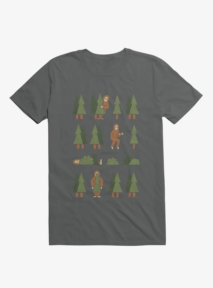 Bigfoot Forest Charcoal Grey T-Shirt