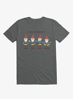 Gnow Your Gnomes Charcoal Grey T-Shirt