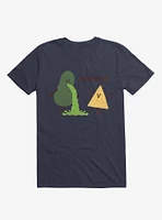 Guacamole Throw Up Navy Blue T-Shirt