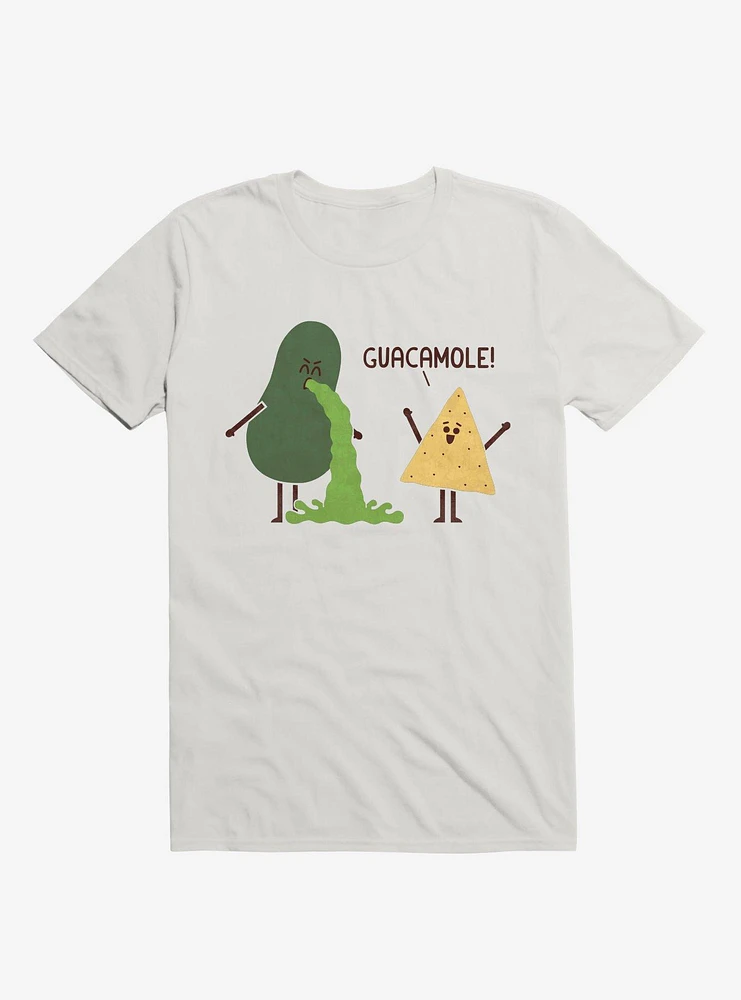 Guacamole Throw Up White T-Shirt