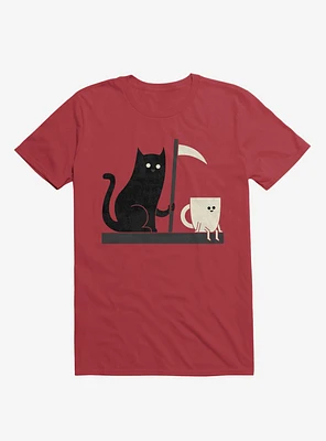 Impending Doom Cat Vs. Cup T-Shirt