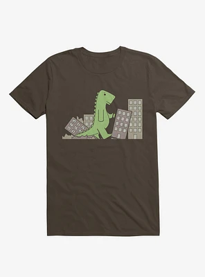 Phonezilla Terrorize City Brown T-Shirt