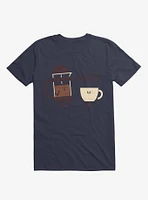 Coffee I Can't Take The Pressure Navy Blue T-Shirt