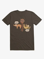 Sloths Slow Texters Club T-Shirt