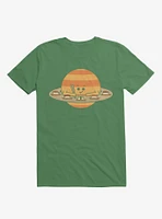 Saturn Eating Sushi Irish Green T-Shirt