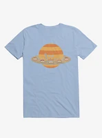 Saturn Eating Sushi Light Blue T-Shirt