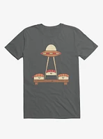The Sushi Abduction Charcoal Grey T-Shirt
