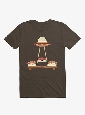 The Sushi Abduction Brown T-Shirt