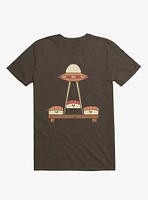 The Sushi Abduction Brown T-Shirt