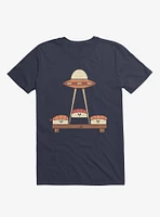 The Sushi Abduction Navy Blue T-Shirt