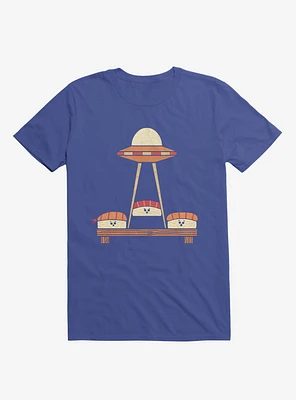 The Sushi Abduction Royal Blue T-Shirt