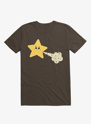 Sparkle Tooting Star Brown T-Shirt