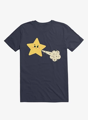Sparkle Tooting Star Navy Blue T-Shirt