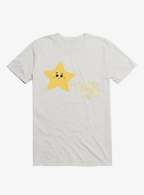 Sparkle Tooting Star White T-Shirt
