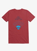 Angry Wi-Fi Hey! I'm Doing The Best I Can! Red T-Shirt