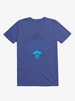 Angry Wi-Fi Hey! I'm Doing The Best I Can! Royal Blue T-Shirt