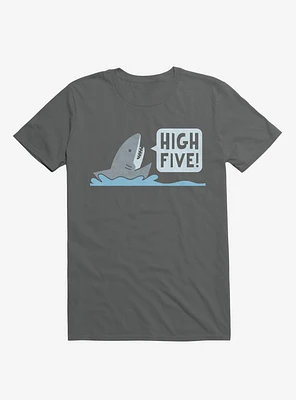 Shark High Five Charcoal Grey T-Shirt