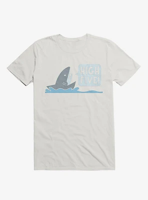 Shark High Five White T-Shirt