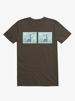 Dinosaur Meh-Teor Brown T-Shirt