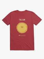 The Sun One Star Rating Red T-Shirt