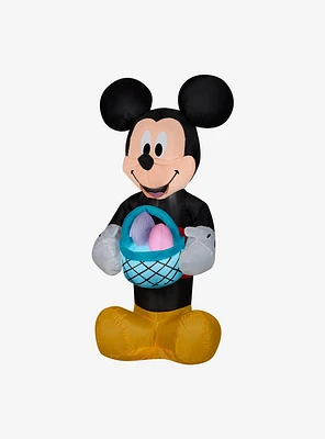 Disney Mickey Mouse Holding Easter Basket Airblown