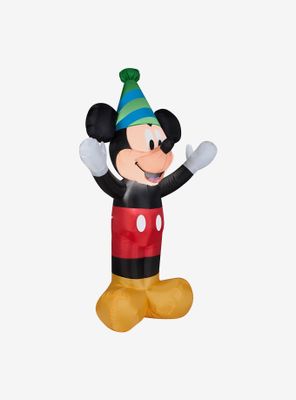 Disney Mickey Mouse With Party Hat Inflatable Décor