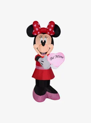 Disney Minnie Mouse Holding Heart Airblown