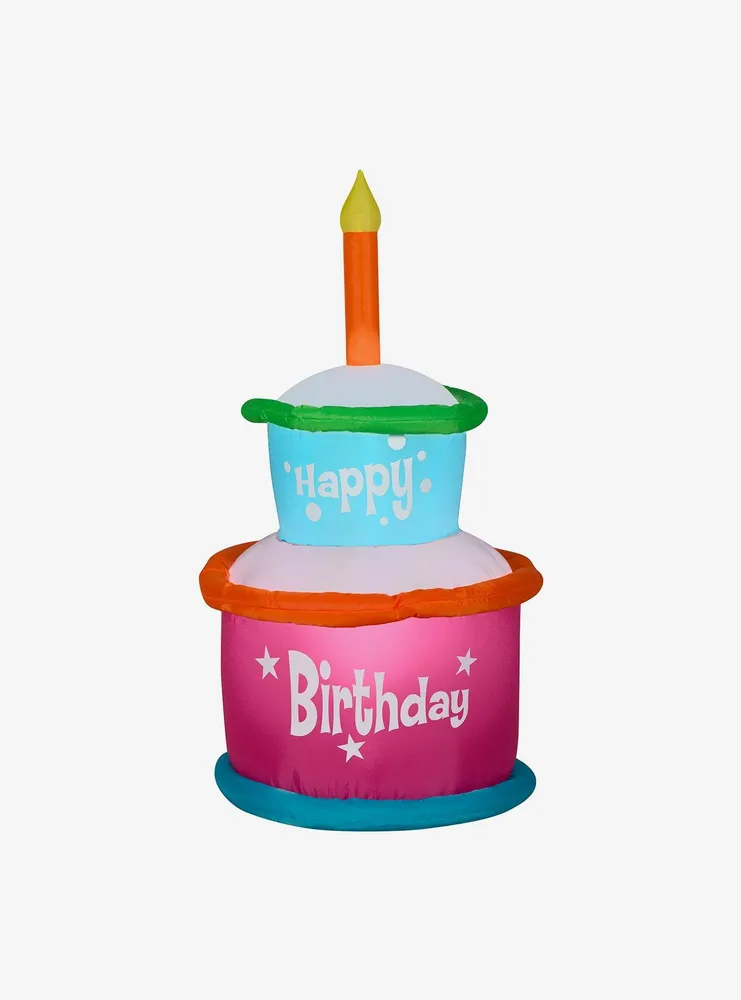 Happy Birthday Birthday Cake Inflatable Décor