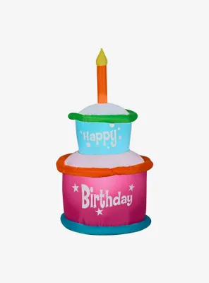 Happy Birthday Birthday Cake Inflatable Décor