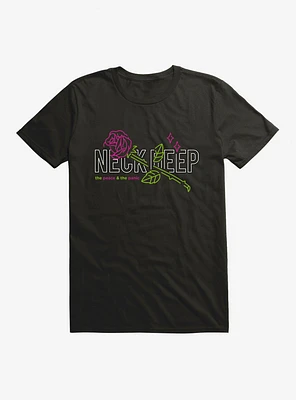 Neck Deep Neon Rose T-Shirt