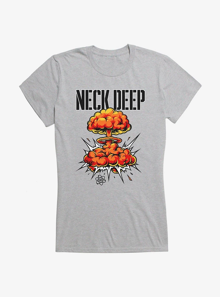 Neck Deep Bomb Cloud Girls T-Shirt
