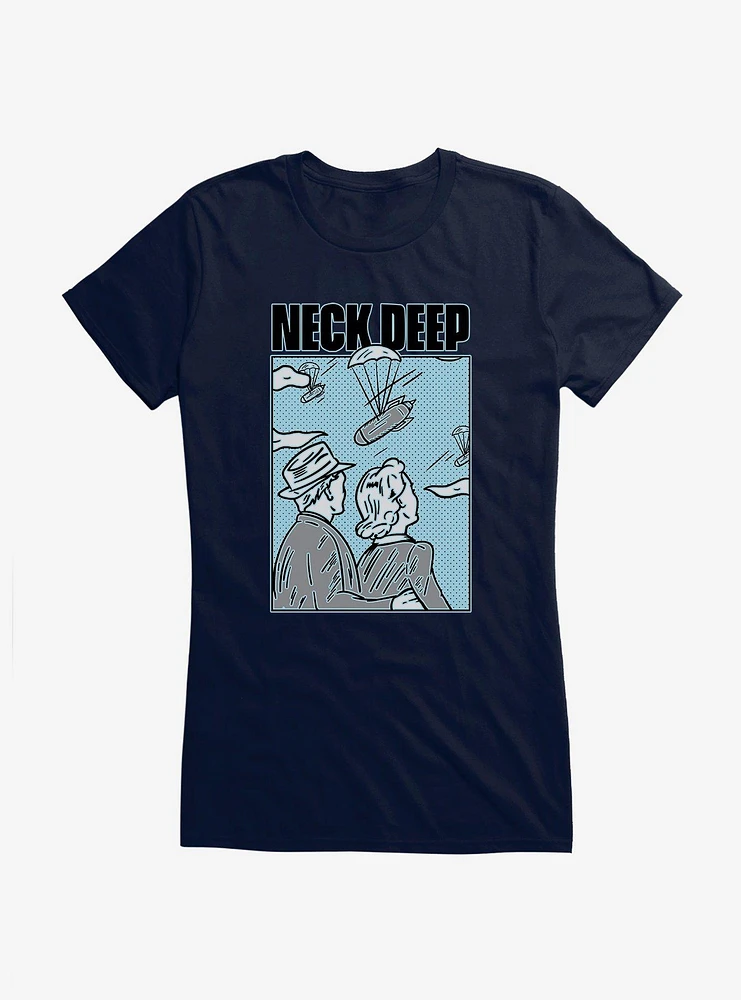 Neck Deep Parachute Couple Girls T-Shirt