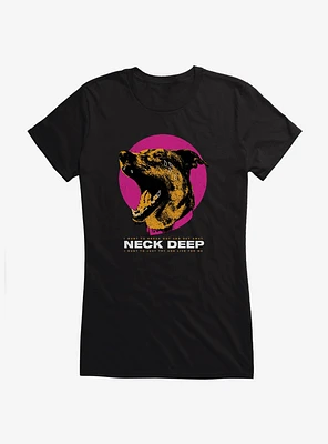 Neck Deep Crying Dog Girls T-Shirt