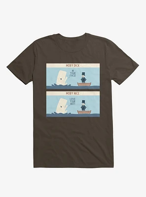 Moby Dick Nice Brown T-Shirt