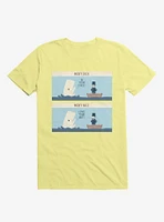 Moby Dick Nice Corn Silk Yellow T-Shirt