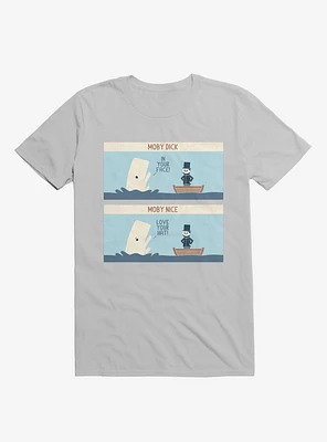 Moby Dick Nice Ice Grey T-Shirt