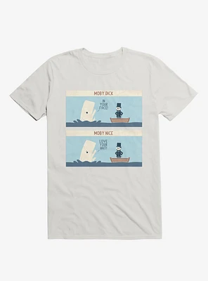 Moby Dick Nice White T-Shirt