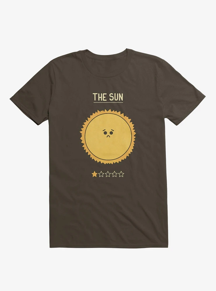 The Sun One Star Rating Brown T-Shirt