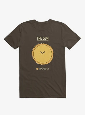 The Sun One Star Rating Brown T-Shirt