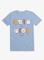 Opposites Breakfast Breakslow Light Blue T-Shirt