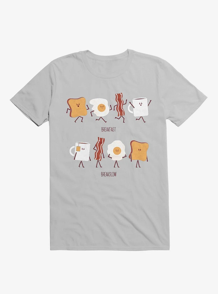 Opposites Breakfast Breakslow Ice Grey T-Shirt