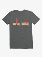 Opposites Ketchup Ketchdown Charcoal Grey T-Shirt